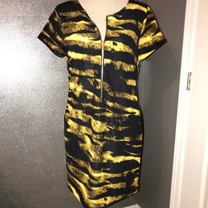 Michael Kors Tiger striped dress: M